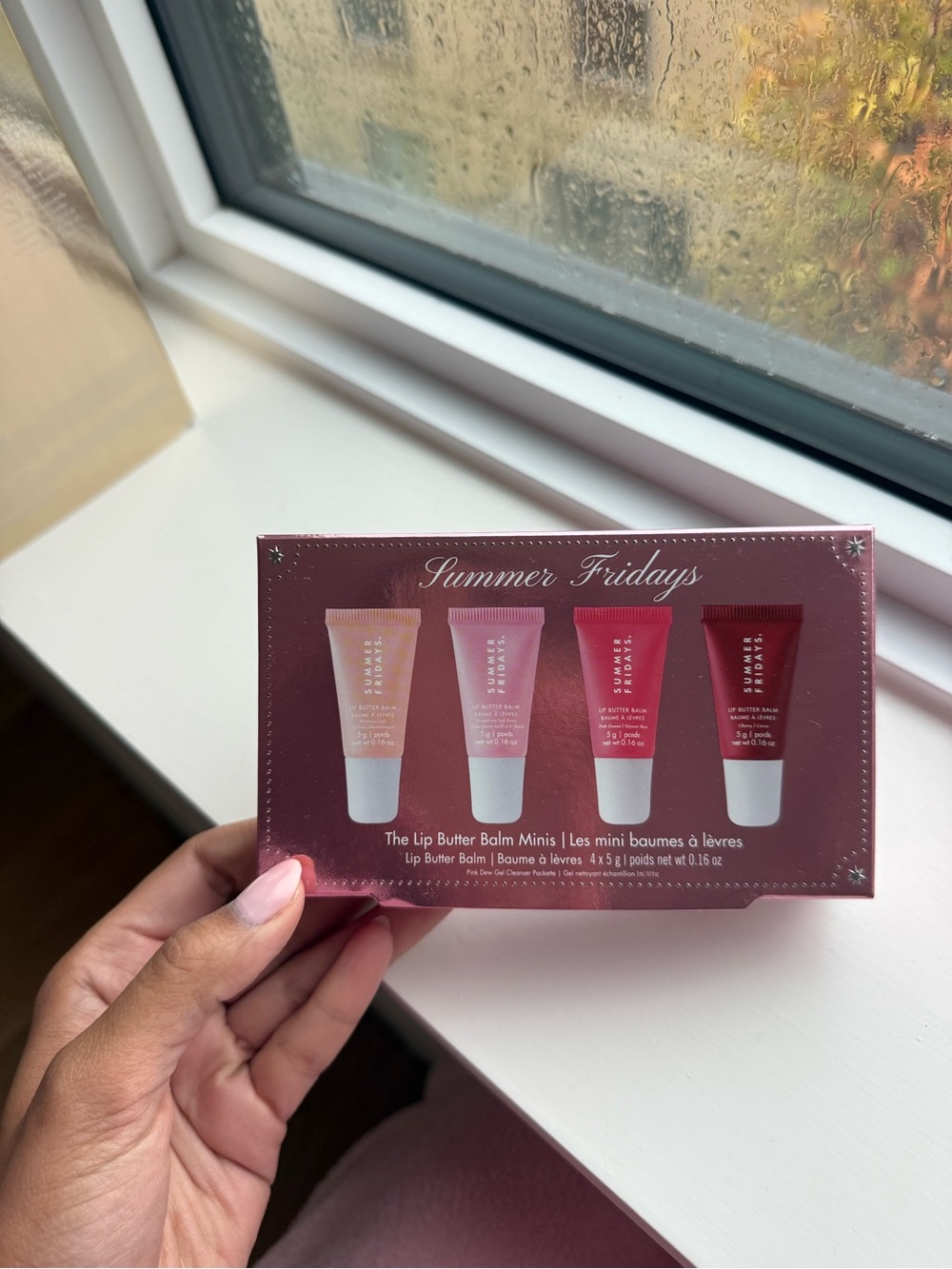 Summer Fridays Lip Butter Balm Minis — Peach, Light Pink, Rose Pink & Deep Berry